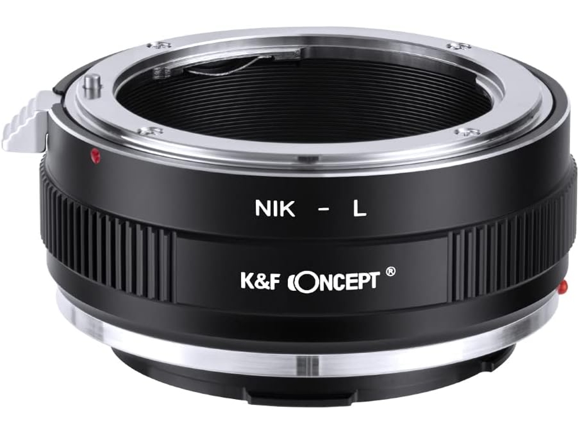 Adaptador De Lente Nikon F Para Câmera Com Montagem L, Foco Manual.