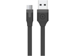 Cable USB-C MUVIT MUUSC0214 Negro — USB - USB-C | 0.2 m