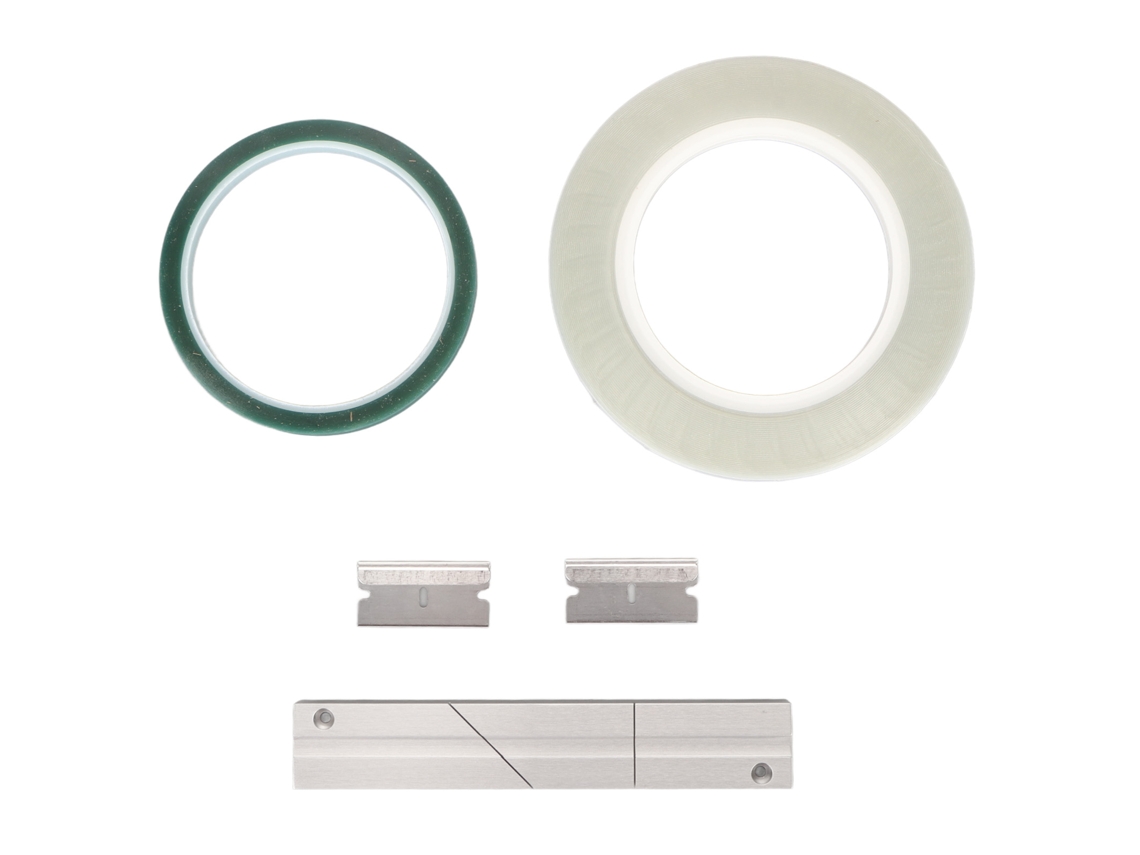 Kit De Bloque De Conexión De Cinta De Aluminio De 1/4 De Pulgada Con Guía De Cinta Y Cuchilla Para Revoxsonido