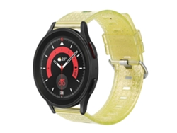 Pulsera transparente de TPU brillante con diamantes para Samsung Galaxy Watch 3 (41 mm x 20 mm)