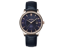 Reloj De Pulsera De Cuarzo Para Hombre Simple Y Moderno Sanda Azul