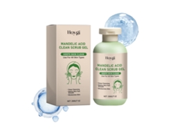 Gel exfoliante corporal con partículas suaves para una piel radiante.