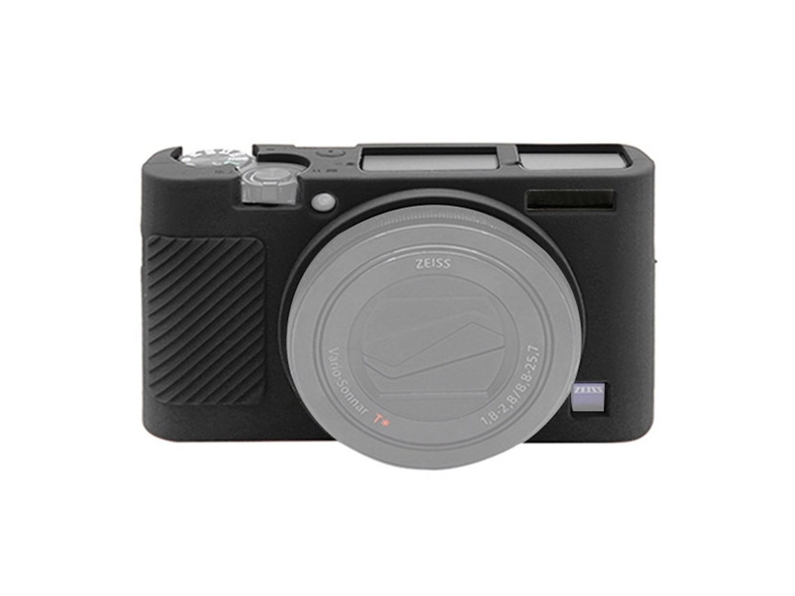 Capa Protetora De Silicone Macio Para Sony Rx100 Iii (m3) Preta