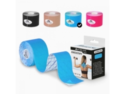 Cinta Adhesiva para Kinesiología MOBICLINIC Cinta Kinesiotape Rollo 5 cm x 5 M Kinesio Azul