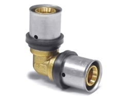 Codo de 90° Pressfitting 26x3 mm Conexión segura y certificada para tuberías multicapa Boni Shop