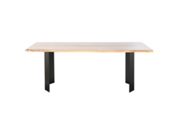 Mesa Comedor Acacia Metal 200x100x76cm