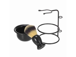 2026 set de Suporte e Copo para Barbear com Brocha de Metal e Plástico Ferramentas de Barbear para Homens