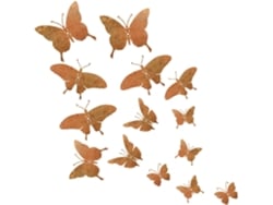 Crema Facial Mujer Quinteto Decoración Metálica Ilustraciones Mariposas Rutina Nocturna Grasa Sensible | Arte