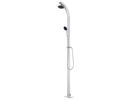 MAISON EXCLUSIVE Ducha de jardín de aluminio 215 cm