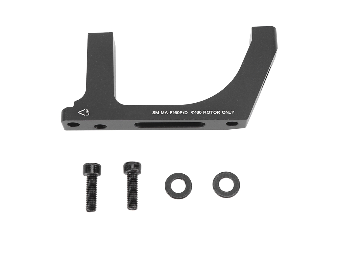 Adaptador De Freno De Disco Para Bicicleta, Acero Y Aluminio, Soporte De Montaje Para Rotor Delantero De 160 Mm.