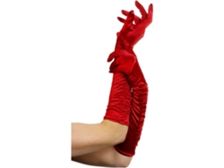 Guantes DISFRAZZES Guantes Largos De Seductora Rojos (Talla: Talla Universal)