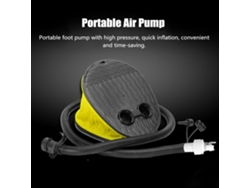 Bomba De Pie Bellows Portátil Con 3 Boquillas Para Kayaks, Colchones Hinchables, Piscinas Inflables - Inflado Y Desinflado