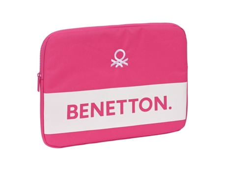 Funda para Portátil BENETTON Raspberry Rosa (34 x 25 x 2 cm)