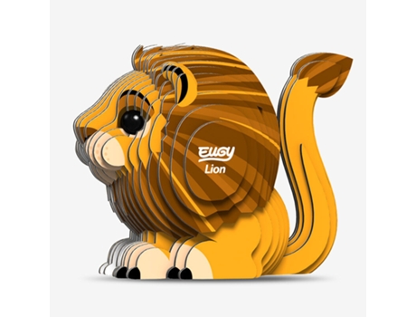 Puzzle EUGY Lion 3D 24 peças Animais