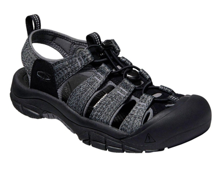 Sandálias para Hombre KEEN Newport H2 Negro para Montaña (EU 44 1 / 2)