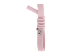 Protector de pinzas para extensiones de pestañas con pulsera de silicona rosa - Herramienta para extensiones de pestañas