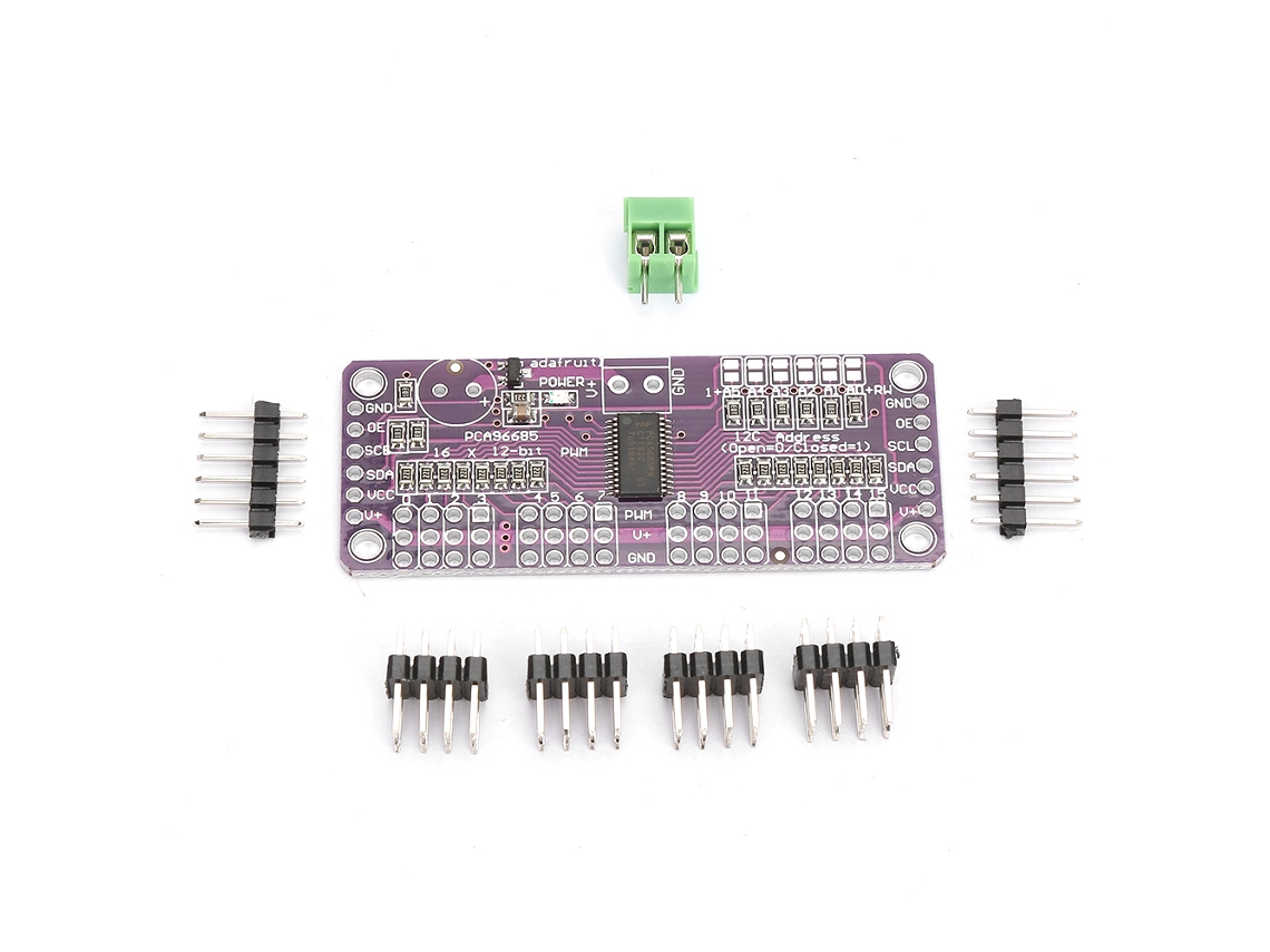 2026velora-driver De Servo Pwm De 16 Canales Pca9685 Con Interfaz I2c Para Arduino Raspberry 12 Bits