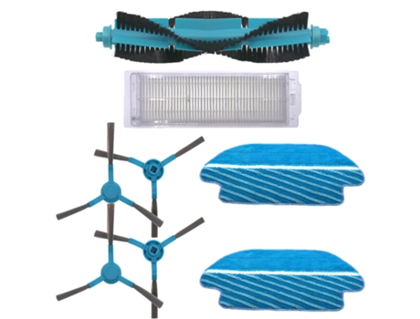 1 cepillo principal 4 Cepillo Lateral 1 Hepa 2 fregonas aspiradora robótica accesorios de repuesto para aspiradora Conga 3290 3490 3690