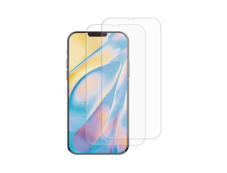 Juego de 2 vasos planos templados MYWAY iPhone 13/13 Pro