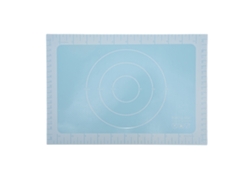 Tapete de silicona para hornear macarons, panes y galletas, fondo azul