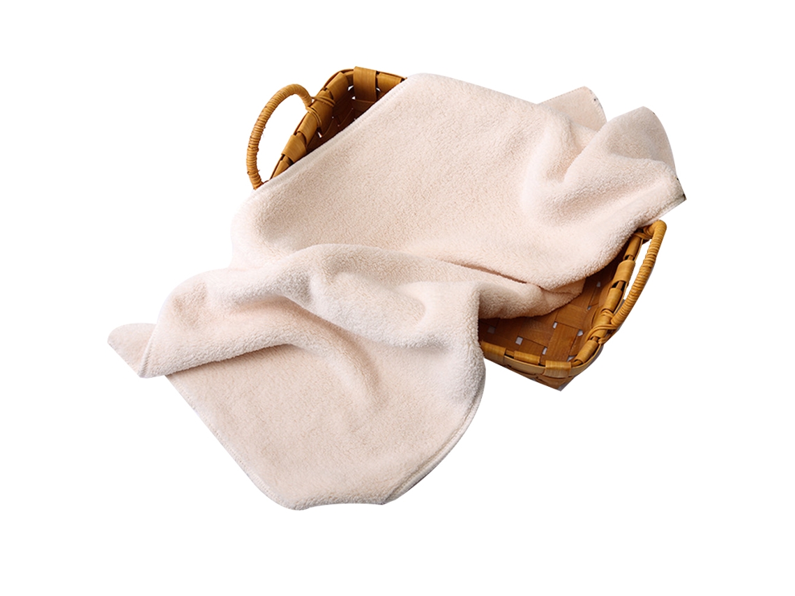 Conjunto de Toalla NEVEANCE Mano Secado Rápido Decorativas Suaves Terciopelo Beige - 4pcs (30x70cm)