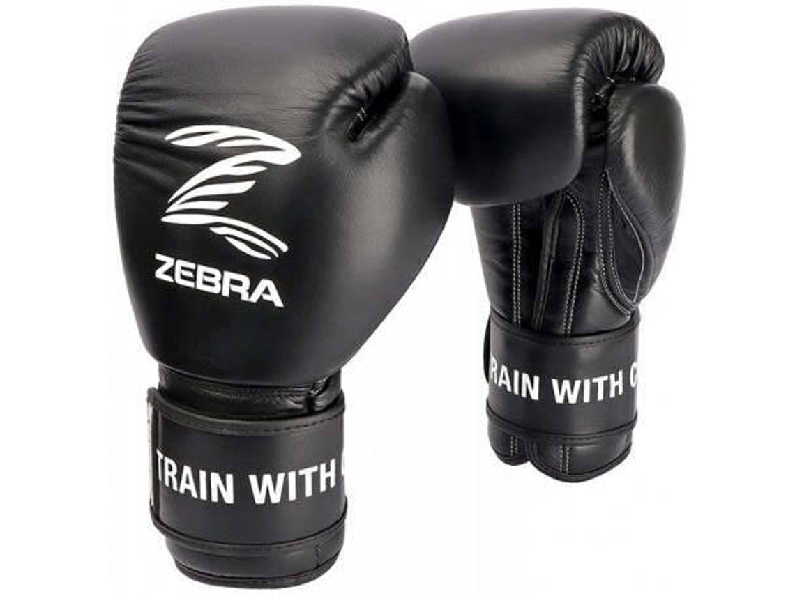 Guantes de Boxeo ZEBRA Pro Signature (Negro - 18 OZ)