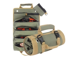 Bolsa De Herramientas Portátil Enrollable Oxford Con 2 Bolsillos Desmontables Organizador De Herramientas Verde
