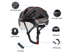 Vlrla-casco De Bicicleta Con Gafas Magnéticas Desmontables Y Luz Trasera Para Montaña Y Carretera Adulto