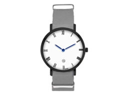 Reloj De Moda Para Hombre Zhoulianfa Con Correa De Nailon Y Esfera Redonda Gris.