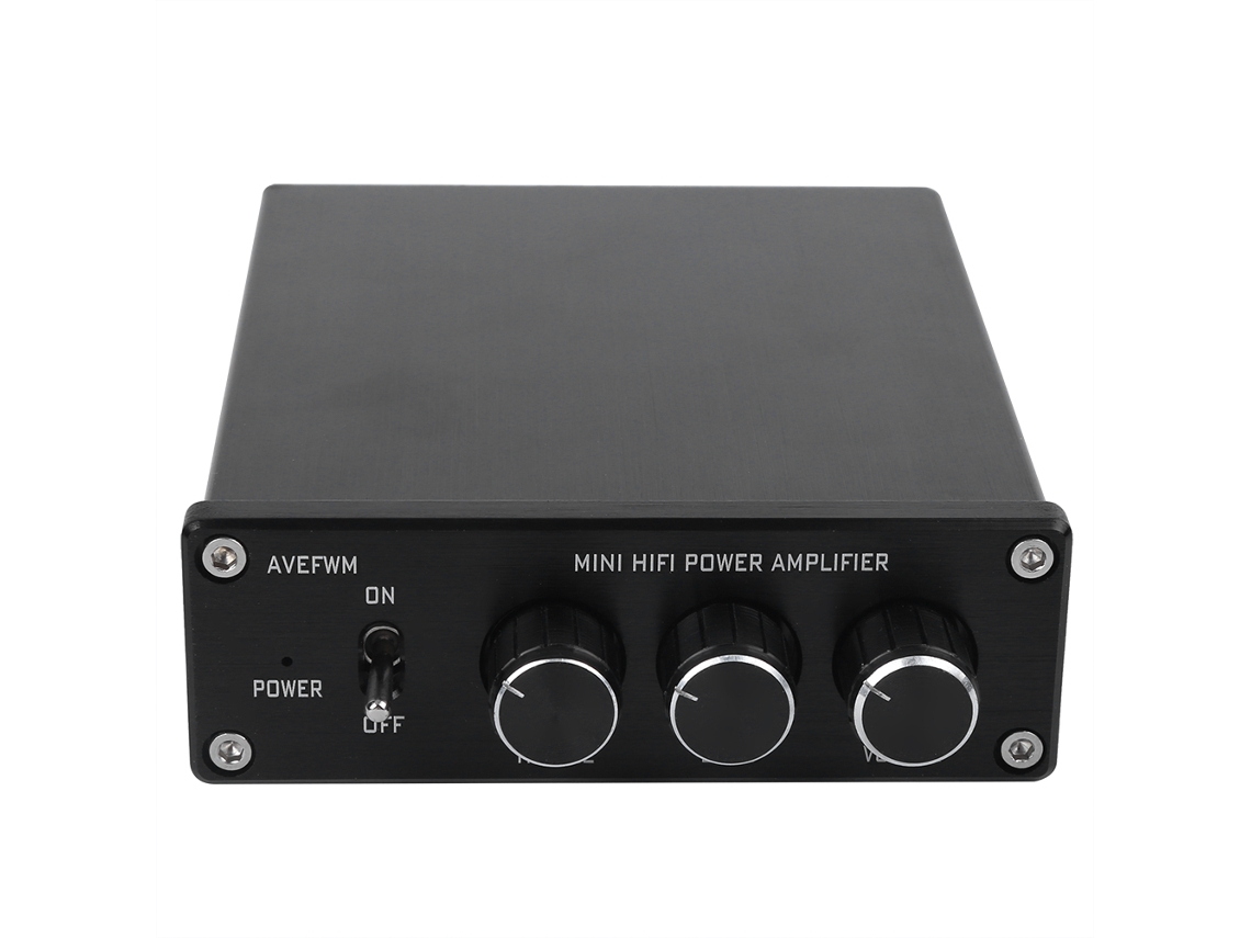 Amplificador De Potencia Estéreo Hifi Digital Mini Compacto De 100 W X 2 Con Control De Graves Y Agudos A01-100w