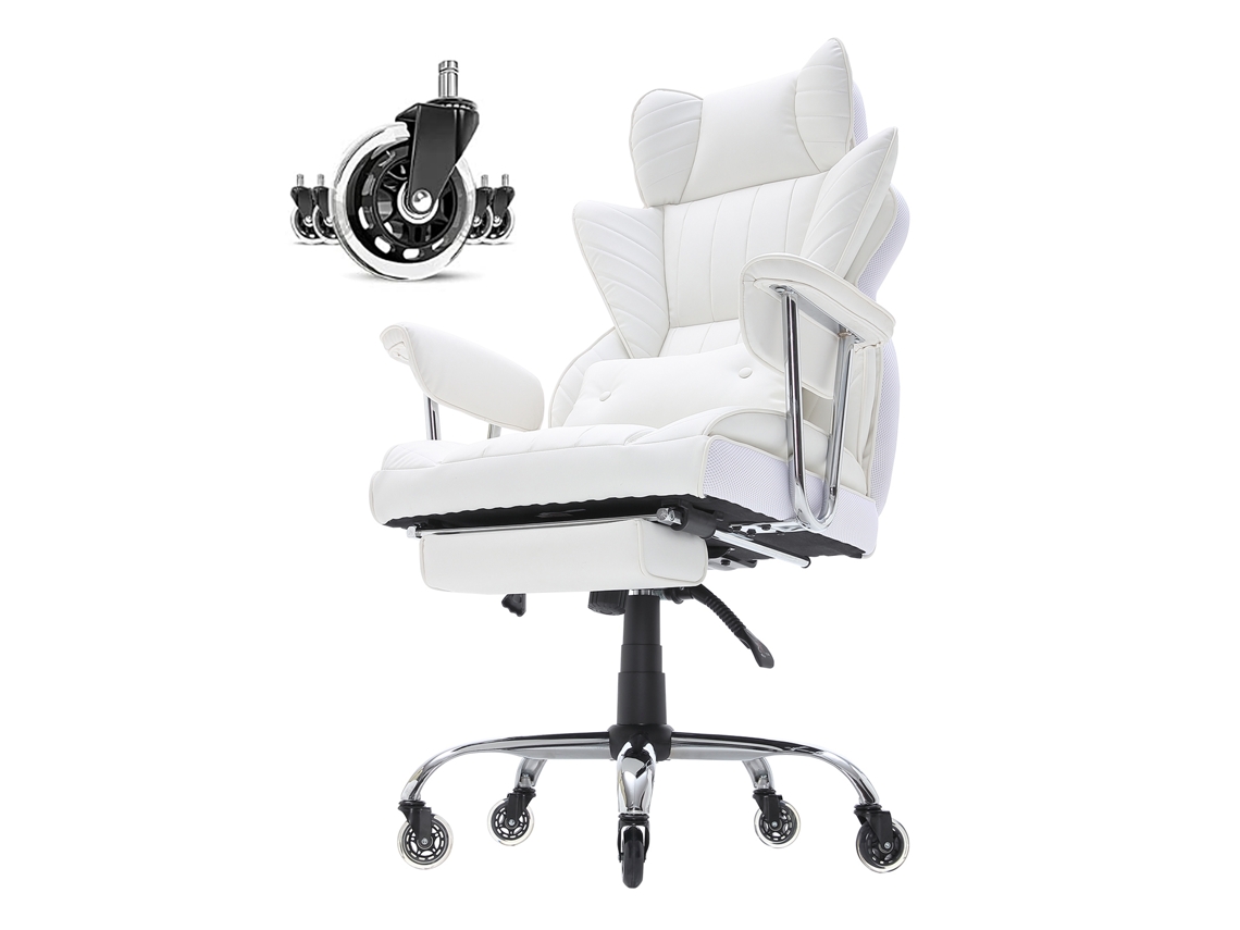 Silla de oficina Succebuy, reclinable, ergonómica, ejecutiva, con reposapiés