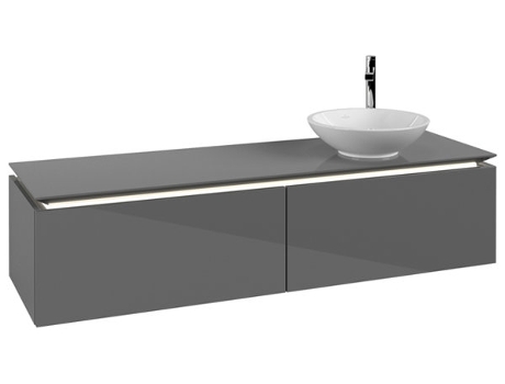Villeroy &amp Boch Legato Vanity unit B597 1600x380x500mm lavabo a la derecha iluminación LED