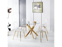 Juego De Comedor Con Mesa Para 1+4 Personas Y 4 Sillas.