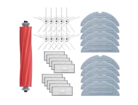 Para roborock s7 t7s plus escova lateral principal esfregona filtro hepa almofadas de pano