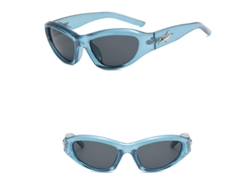 Gafas De Sol Cuadradas Gruesas Y2k Millennium Spicy Girls Con Protección Uv 400 Para Viajes, Vacaciones Y Senderismo.