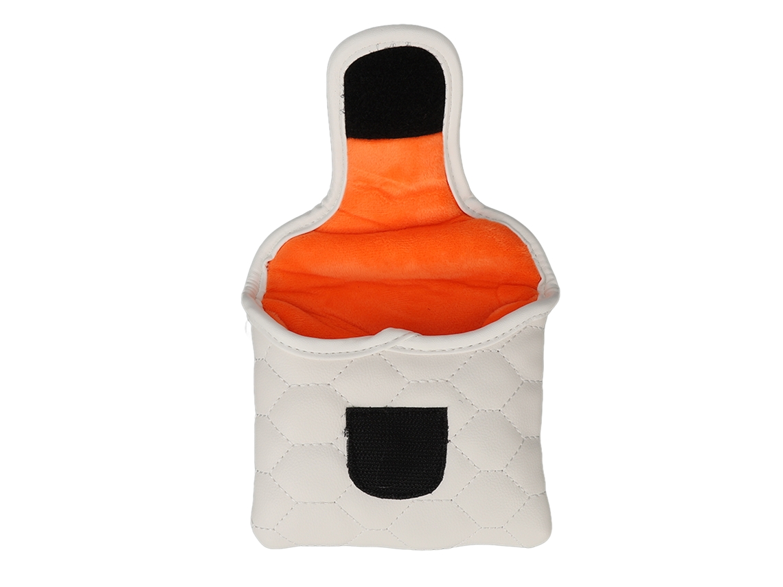 2026-funda Para Cabeza De Palos De Golf Pu Blanca, Funda Cuadrada Para Putter, Ideal Para Amantes Del Golf