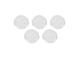 5 Piezas Filtro De Café Redondo De Acero Inoxidable Reutilizable Para Cafetera