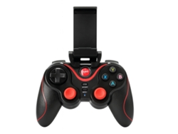 Mando inalámbrico con soporte para móvil compatible con Android, iOS, PC, PS3 Skyhe X3 Negro