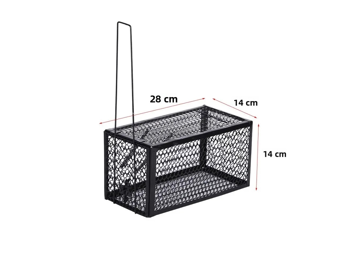 (28*14*14cm) Trampa Para Ratones Con Caja De Almacenamiento Con Cierre Automático Para El Control De Animales En El Hogar