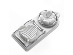 Cortador de huevos de acero inoxidable para cortar huevos en gajos o cubos. Utensilio multifuncional para ensaladas.