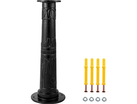 VEVOR Soporte de Bomba Manual de Hierro Fundido Negro Soporte para Bomba de Agua