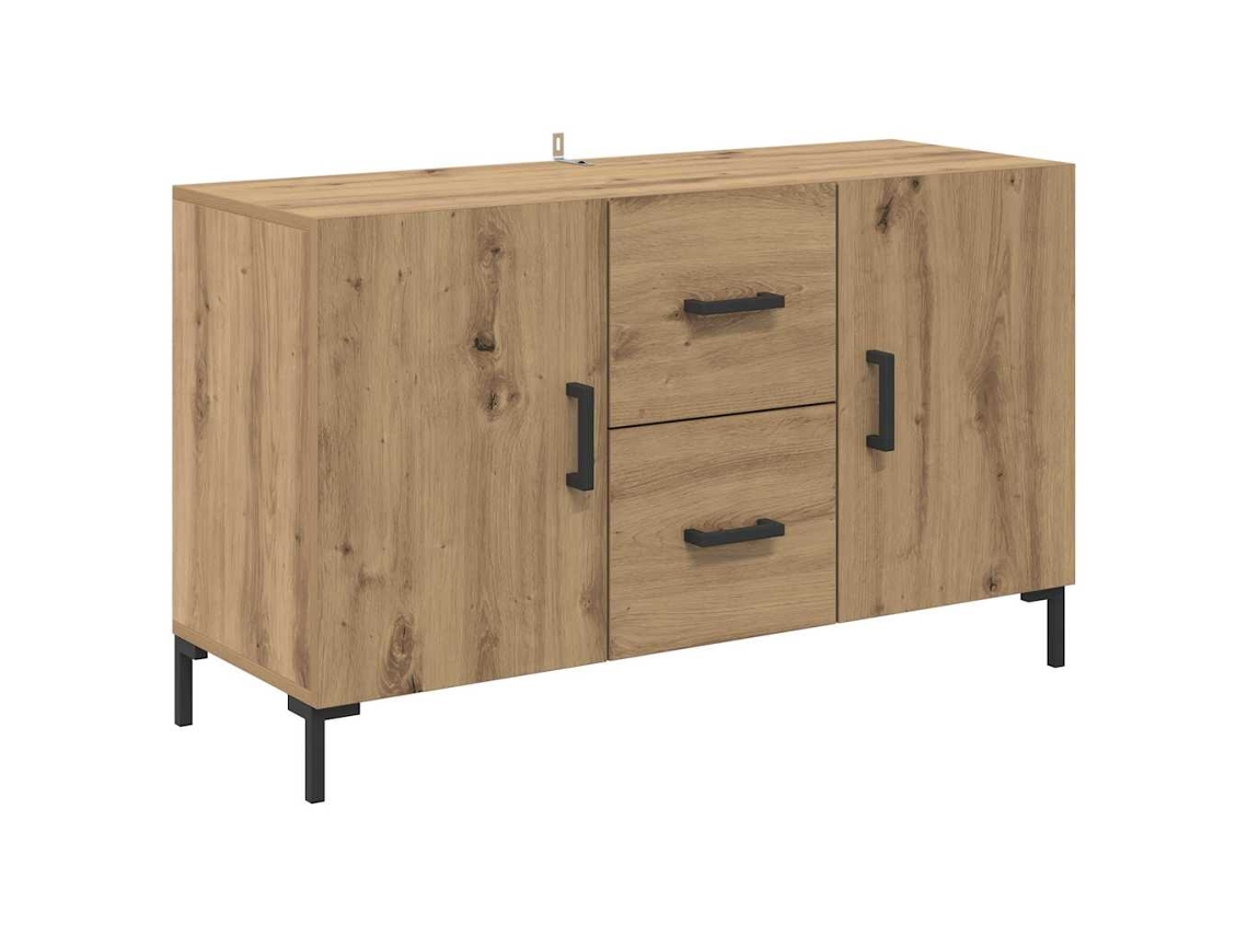 Maison Exclusive - Vitrina Roble Artesanal 100 X 36 X 60 Cm Madera Contrachapada