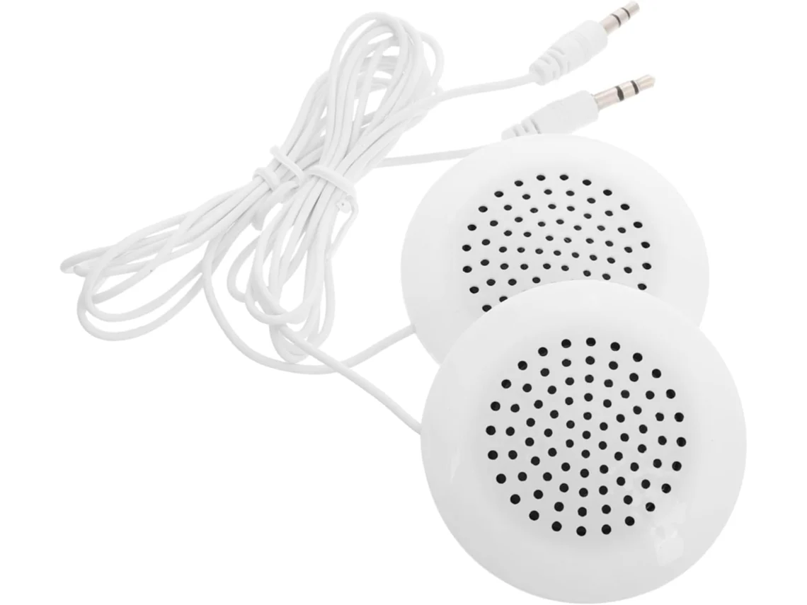 Portátil Con Conector Jack Para Almohada (2 Unidades), Compacto, Ligero Y Portátil, Para Escuchar Música Y Dormir,