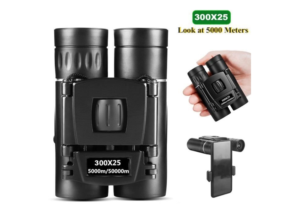 RUMOCOVO Potentes Binoculares 300X25 Hd 5000M Largo Alcance Fmc Mini Telescopio Óptico Plegable para Caza L3 02