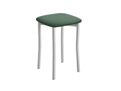 Banqueta de Cozinha Copa 33x47x33cm Verde Prateado FANMUEBLES