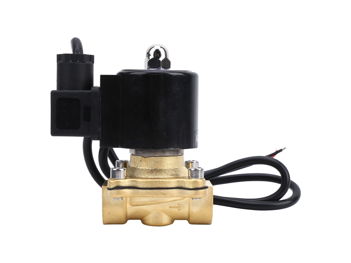 Válvula solenoide de latón Velora-Valve 2026, acción directa normal, bobina impermeable 2a-160-15 G1/2in DC24V