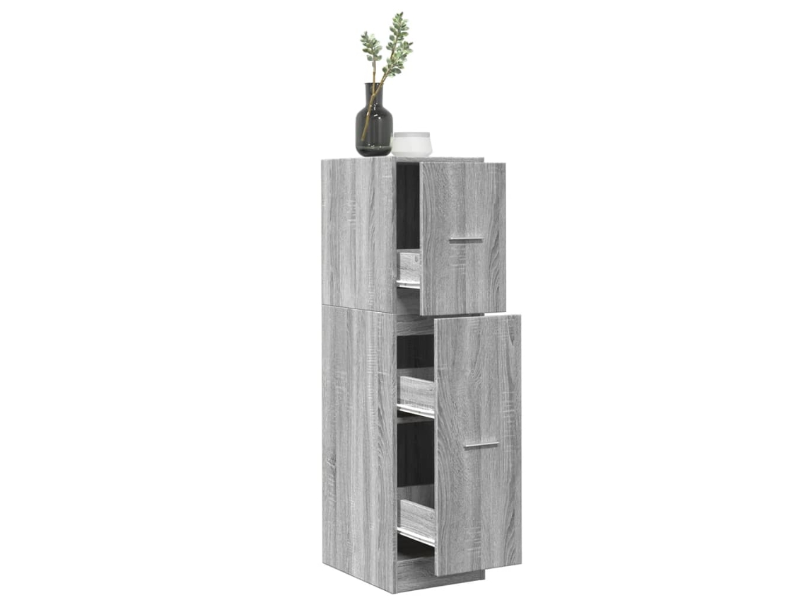 Mueble Boticário Derivados Madera Gris Sonoma MAISON EXCLUSIVE (30x41x118 cm)