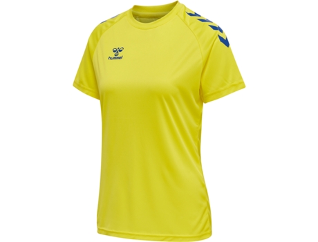 Camiseta de Mujer para Fitness HUMMEL Core Poly Azul (L)