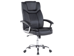 Silla ejecutiva BELIANI Advance de Piel sintética Negro 60x60x116