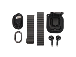 Reloj Inteligente 2 En 1 Con Auriculares Bluetooth, Monitor De Actividad Y Pantalla Tft De 2,01 Pulgadas.